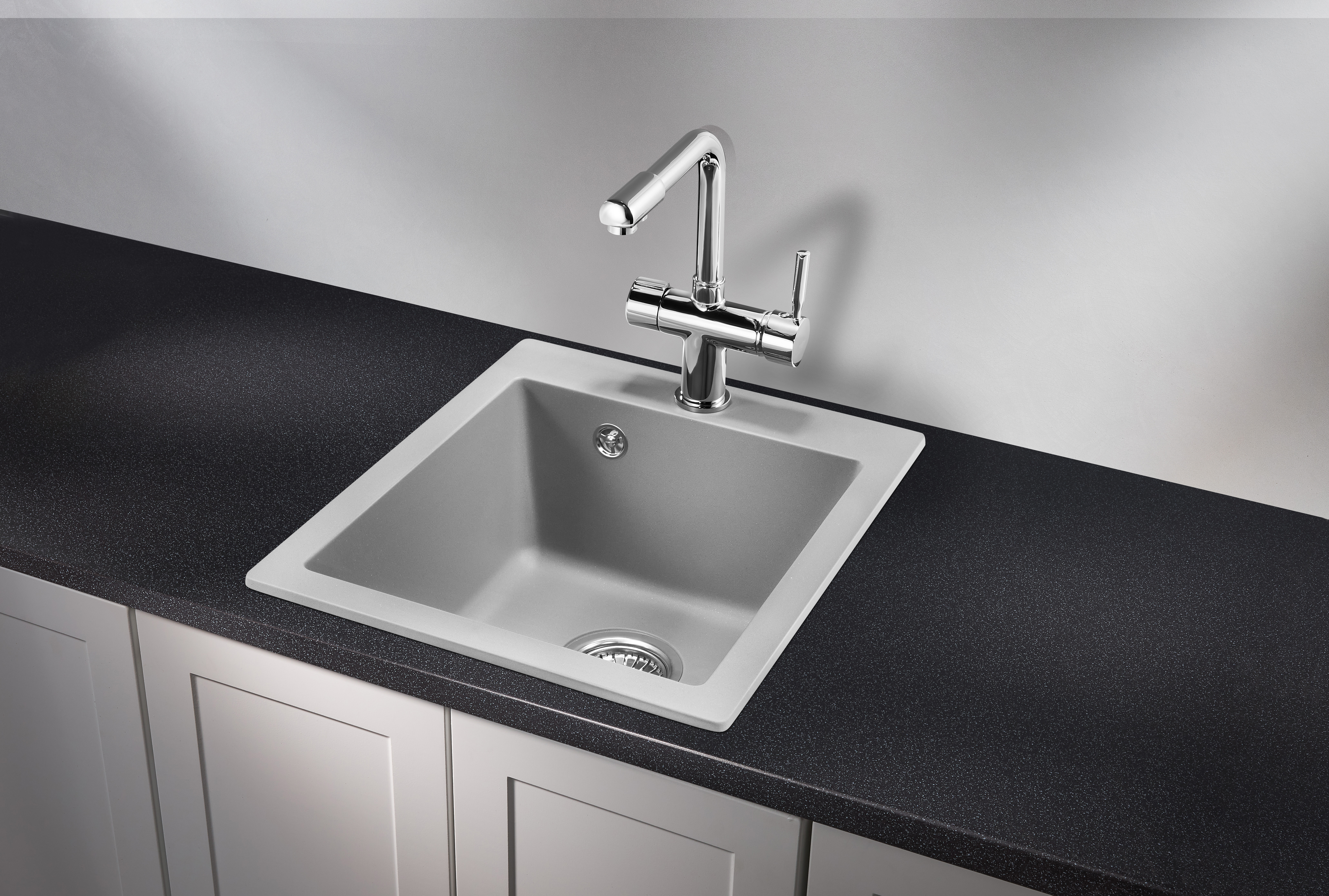 4201, АЛЮМИНИУМ, кухонная мойка, кварц