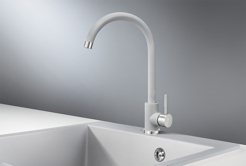 ST-4031, АЛЮМИНИУМ, СМЕСИТЕЛЬ КУХОННЫЙ