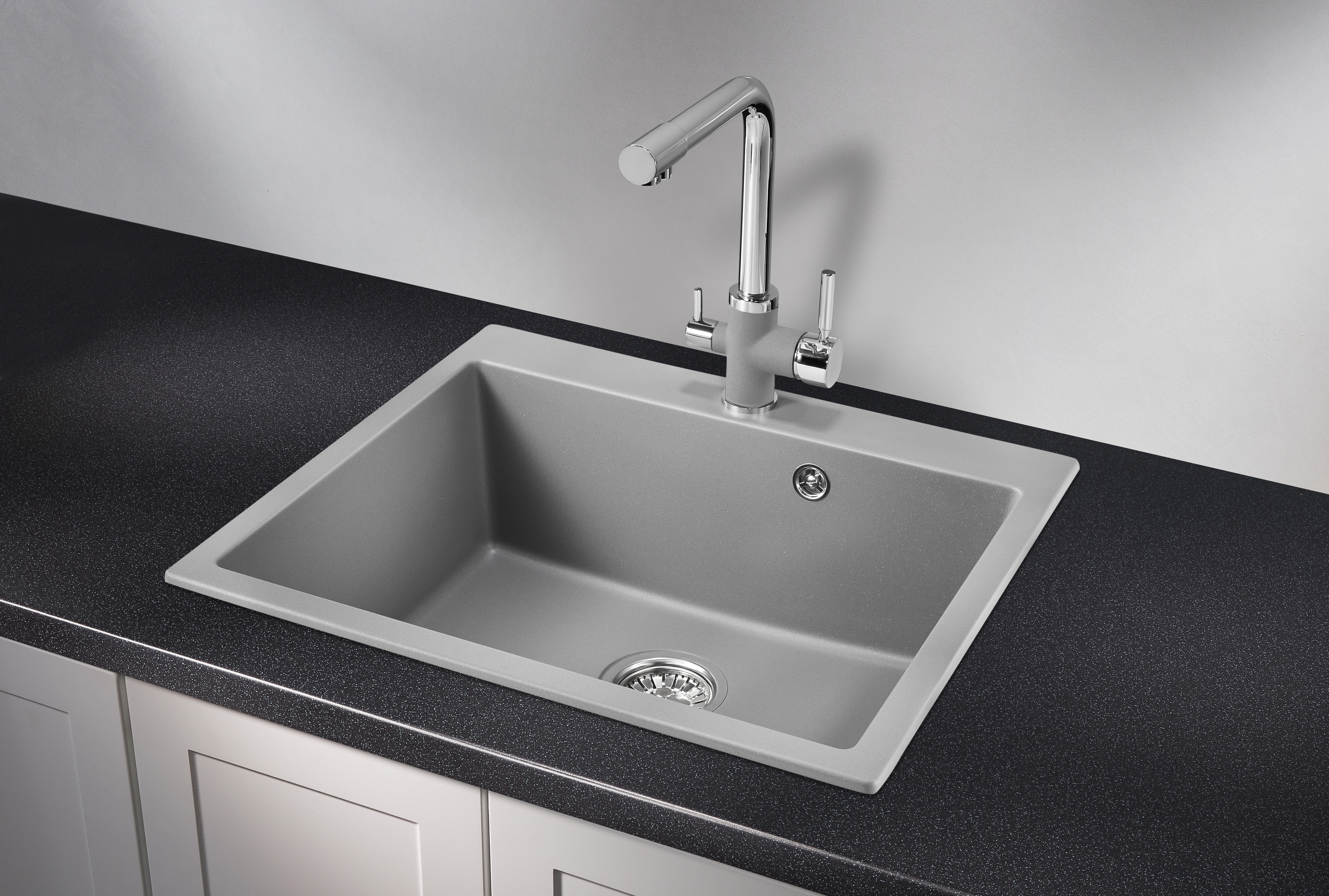 6001, АЛЮМИНИУМ, кухонная мойка, кварц