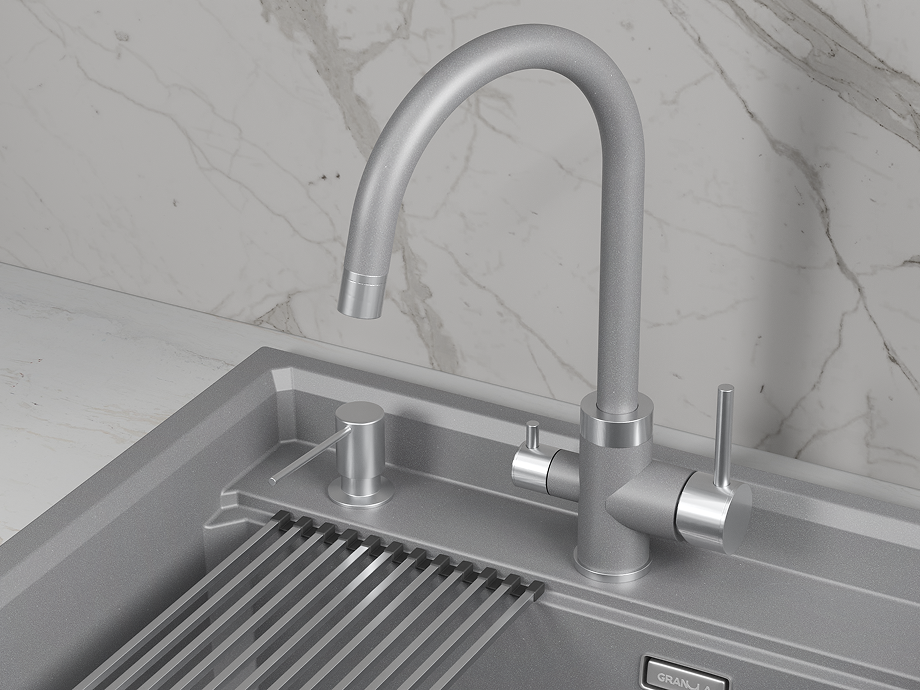 5169, АЛЮМИНИУМ, СМЕСИТЕЛЬ КУХОННЫЙ