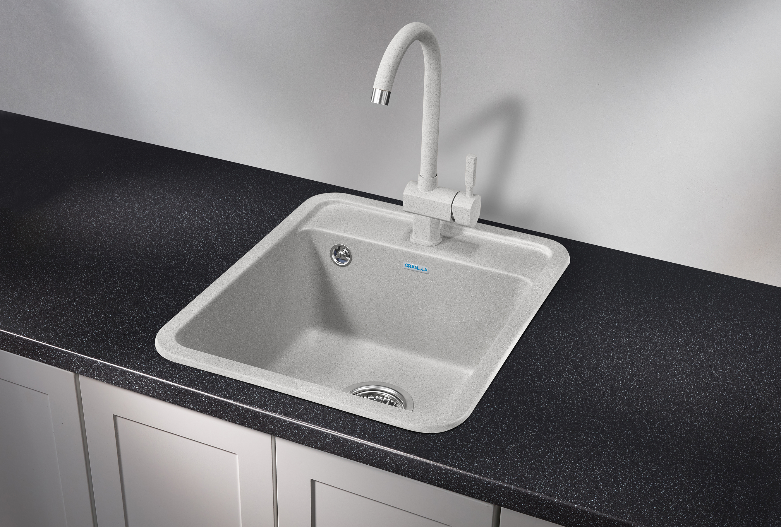 4202, БАЗАЛЬТ, кухонная мойка, СтандАРТ кварц