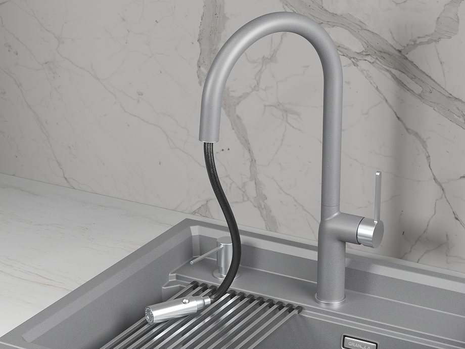 9010, АЛЮМИНИУМ, СМЕСИТЕЛЬ КУХОННЫЙ